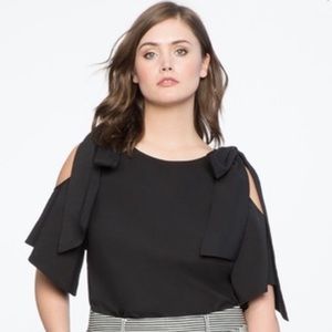 Eloquii Cold Shoulder Flutter Top NWT